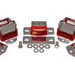 Load image into Gallery viewer, Energy Suspension 69-71 Camaro / 70-73 Monte Carlo Red Motor and Transmission Mounts; Chrome Finish - Main Product View