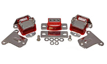 Load image into Gallery viewer, Energy Suspension 69-71 Camaro / 70-73 Monte Carlo Red Motor and Transmission Mounts; Chrome Finish - Main Product View