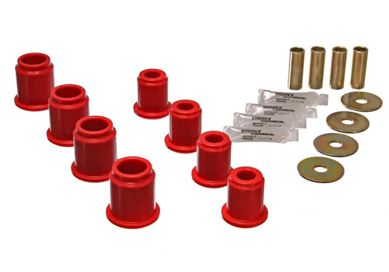 Energy Suspension 6/95-04 Toyota Pick Up 4W (Exc T-100/Tundra) Red Front Control Arm Bushing Set - Main Product View