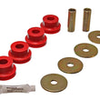 Load image into Gallery viewer, Energy Suspension 70-78 Nissan 240Z/260Z/280Z Red Differential Carrier (Mustache Bar) Bushings - Main Product View