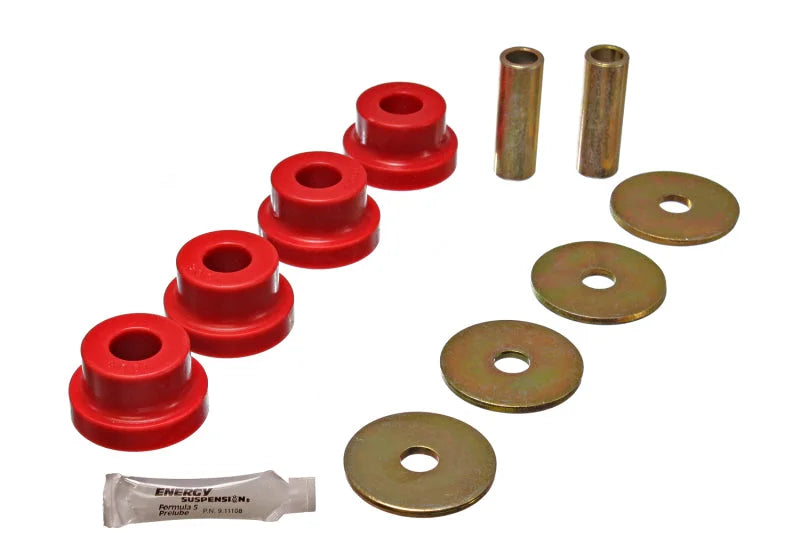 Energy Suspension 70-78 Nissan 240Z/260Z/280Z Red Differential Carrier (Mustache Bar) Bushings - Main Product View