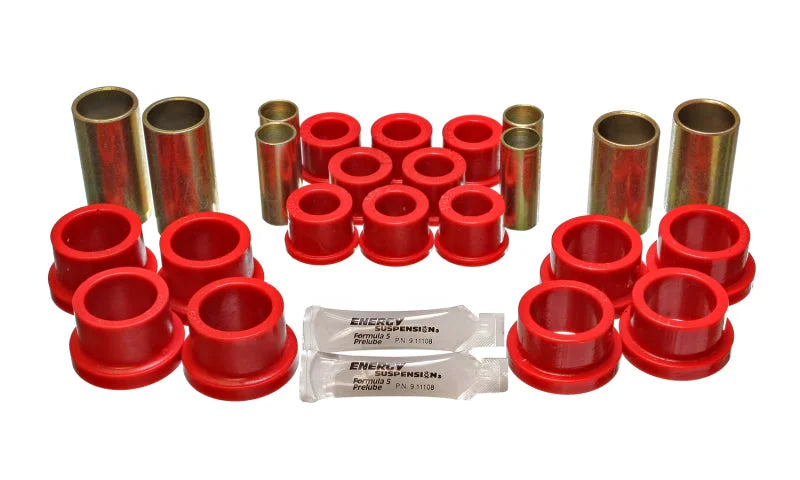Energy Suspension 70-78 Nissan 240Z/260Z/280Z Red Rear Control Arm Bushing Set - Main Product View