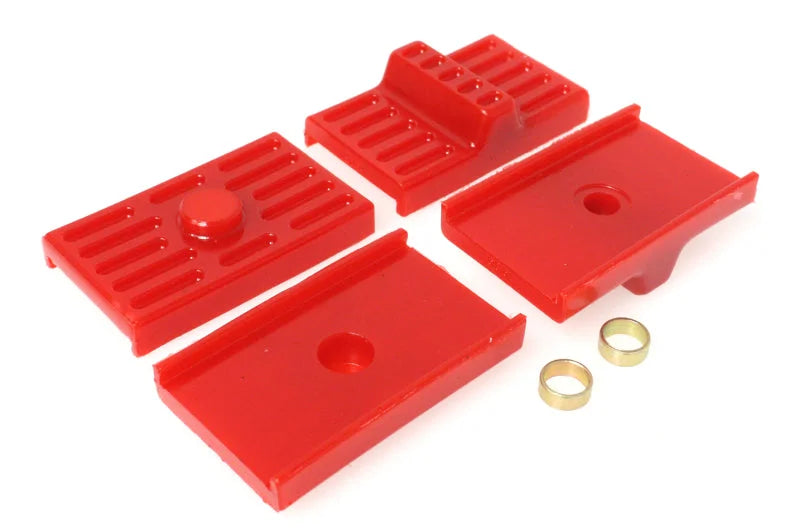 Energy Suspension 70-81 Camaro / 70-81 Firebird Red Multi Leaf Spring Isolators - Main Product View