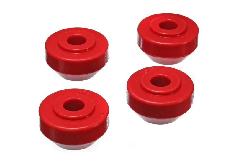 Energy Suspension 72-78 Ford Crown Vic/72-79 Thunderbird Red Front Strut Rod Bushing Set - Main Product View