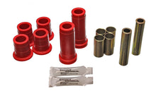 Load image into Gallery viewer, Energy Suspension 72-78 Ford Red Front End Control Arm Bushing Set - Main Product View