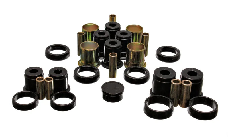 Energy Suspension 72-79 Ford Fairlane/GranTorino/Torino/Elite Black Rear End Control Arm Bushing Set - Main Product View