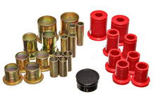 Load image into Gallery viewer, Energy Suspension 73-74 Camaro / 73 GrandAm/GrandPrix Red Control Arm Bushing Set - Complete Set - Main Product View