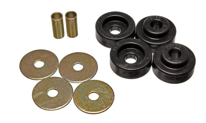 Energy Suspension 73-79 Chrysler B-Body Black Torsion Bar Crossmember Mount Bushing Set - Main Product View