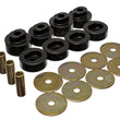 Load image into Gallery viewer, Energy Suspension 73-79 Chrysler RWD B-Body (Charger/GTX/Roadrunner/Superbee) Black Body Mount Set - Main Product View