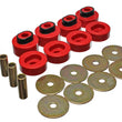 Load image into Gallery viewer, Energy Suspension 73-79 Chrysler RWD B-Body (Charger/GTX/Roadrunner/Superbee) Red Body Mount Set - Main Product View