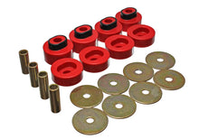 Load image into Gallery viewer, Energy Suspension 73-79 Chrysler RWD B-Body (Charger/GTX/Roadrunner/Superbee) Red Body Mount Set - Main Product View