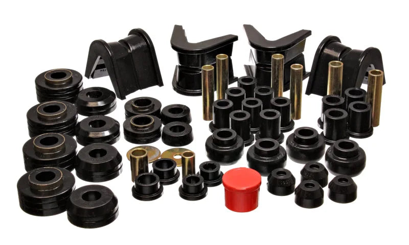 Energy Suspension 73-79 Ford F-150 Pickup 4WD Black Hyper-flex Master Bushing Set - Main Product View