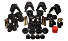 Load image into Gallery viewer, Energy Suspension 73-79 Ford F-150 Pickup w/ 2 Degree C-Bushing Black Hyper-Flex Master Bushing Set - Main Product View