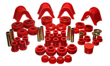 Load image into Gallery viewer, Energy Suspension 73-79 Ford F-150 Pickup w/ 2 Degree C-Bushing Red Hyper-Flex Master Bushing Set - Main Product View