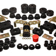 Load image into Gallery viewer, Energy Suspension 73-80 Chev/GMC 4WD w/Aftermarket Front Springs Black Hyper-Flex Master Bushing Set - Main Product View