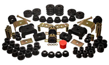 Load image into Gallery viewer, Energy Suspension 73-80 Chev/GMC 4WD w/Aftermarket Front Springs Black Hyper-Flex Master Bushing Set - Main Product View