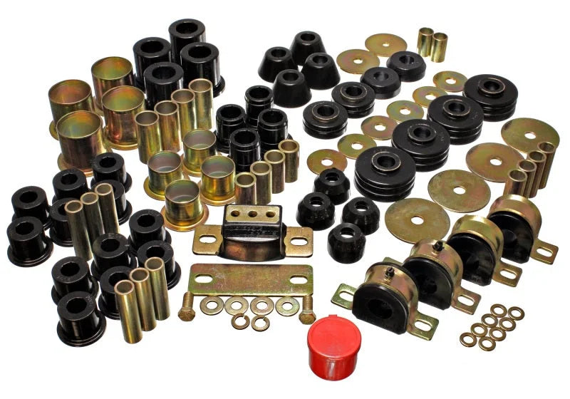 Energy Suspension 73-80 Chevrolet / GMC 2WD 1/2 Ton Pickup Black Hyper-flex Master Bushing Set - Main Product View