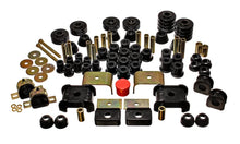 Load image into Gallery viewer, Energy Suspension 73-80 Chevy/GMC 4WD (W/ Stock Front Springs) Black Hyper-flex Master Bushing Set - Main Product View