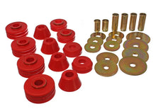 Load image into Gallery viewer, Energy Suspension 73-80 GM 1/2 Ton C-10/C1500 Pick Up 2WD Red Body (Cab) Mount Set - Main Product View