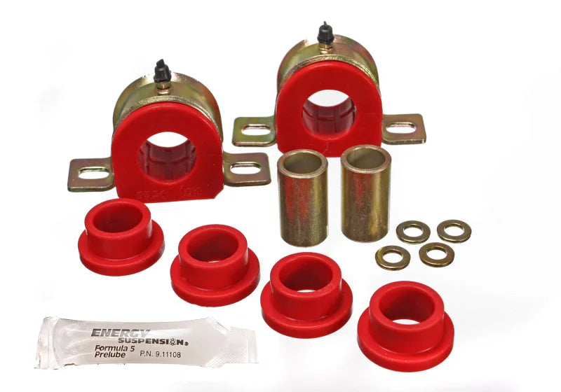 Energy Suspension 73-80 GM K5 Blazer / 73-80 K10/K20/K30 Red Complete Front Sway Bar Bushing Set - Main Product View
