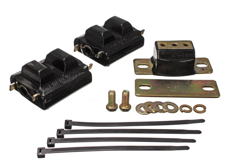 Energy Suspension 73-92 Chevrolet Camaro Black Motor and Transmission Mounts; Zinc Finish - Main Product View
