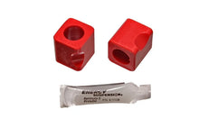 Load image into Gallery viewer, Energy Suspension 74-78 Nissan 260Z/280Z / 79-83 280ZX Red 20mm Rear Sway Bar Bushings - Side View