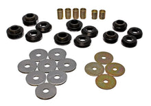 Load image into Gallery viewer, Energy Suspension 75-79 Chevrolet Nova / Chevy II Black Body Mount Set - Main Product View