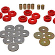Load image into Gallery viewer, Energy Suspension 75-79 Chevrolet Nova / Chevy II Red Body Mount Set - Main Product View