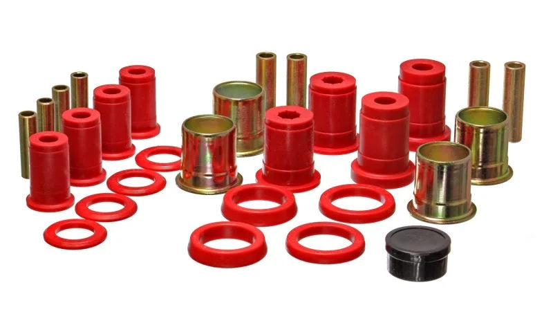 Energy Suspension 75 Chevy Monza/Vega Red Rear Control Arm Bushing Set - Main Product View