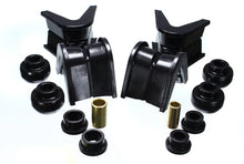 Load image into Gallery viewer, Energy Suspension 76-77 Ford Bronco/66-72 F-100/F-150 Black 7 Deg Offset Complete 14Pc C-Bushing Set - Main Product View