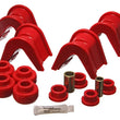 Load image into Gallery viewer, Energy Suspension 76-77 Ford Bronco/66-72 F-100/F-150 Red 4 Deg Offset Complete 14 Pc C-Bushing Set - Main Product View