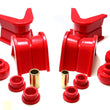 Load image into Gallery viewer, Energy Suspension 76-77 Ford Bronco/66-72 F-100/F-150 Red 7 Deg Offset Complete 14 Pc C-Bushing Set - Main Product View