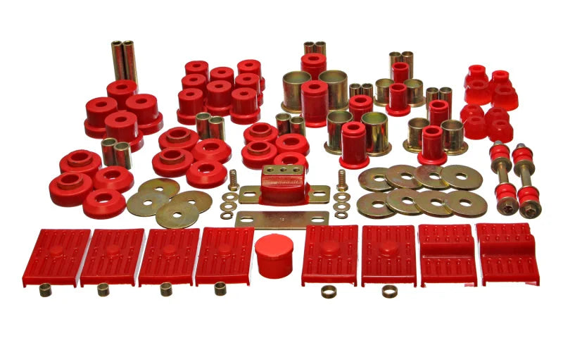 Energy Suspension 76-79 Firebird / 75-79 Nova Red Hyper-flex Master Bushing Set - Main Product View