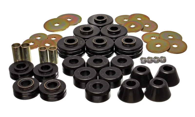 Energy Suspension 78-80 GM Denali XL/Subarban & Yukon XL 4WD Black Body(cab) Mount Set - Main Product View