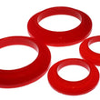 Load image into Gallery viewer, Energy Suspension 79-04 Ford Mustang SVO Red Rear Spring Upper &amp; Lower Isolator Set - Side View