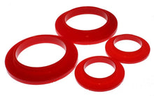 Load image into Gallery viewer, Energy Suspension 79-04 Ford Mustang SVO Red Rear Spring Upper &amp; Lower Isolator Set - Side View