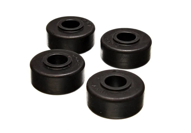 Energy Suspension 79-93 Dodge D-50 2WD / 87-96 Mitsubishi 2WD PU Black Front Strut Rod Bushing Set - Main Product View