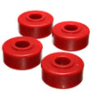 Load image into Gallery viewer, Energy Suspension 79-93 Dodge D-50 2WD / 87-96 Mitsubishi 2WD PU Red Front Strut Rod Bushing Set - Main Product View