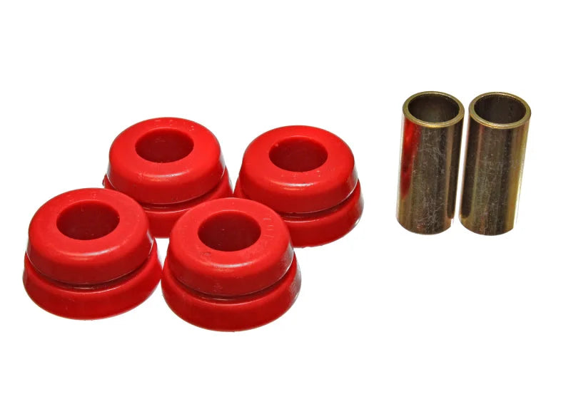 Energy Suspension 79-94 Toyota Pick Up 2WD (NOT T-100/Tundra) Red Front Strut Rod Bushing Set - Main Product View