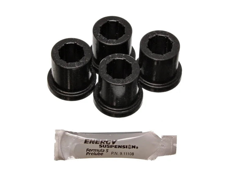 Energy Suspension 80-87 Toyota Pick Up Black Rear Spring Frame Shackle Bushing Kit - Main Product View