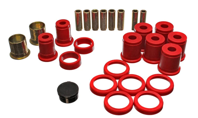 Energy Suspension 80-96 Buick / 78-96 Chevy  / 80-92 Olds Red Rear End Control Arm Bushing Ste - Main Product View