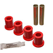 Load image into Gallery viewer, Energy Suspension 80-96 Ford Bronco / F150 / F250 / F350 Red Rear 4WD Frame Shackle Bushings Set - Side View