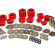 Load image into Gallery viewer, Energy Suspension 80-96 Ford F-150/250/350 Red Body Mount Set Includes Hardware - Main Product View