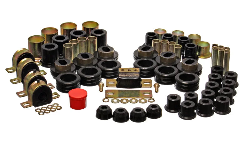 Energy Suspension 81-87 Chevy/GMC 2WD 1/2 Ton PickUp Black Hyper-flex Master Bushing Set - Main Product View