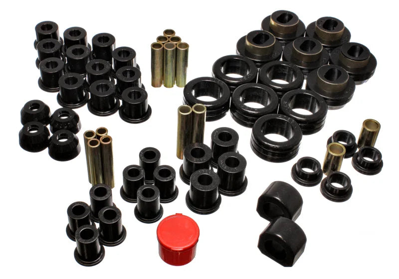 Energy Suspension 81-87 Chevy/GMC 4WD (W/ Stock Front Springs) Black Hyper-flex Master Bushing Set - Main Product View