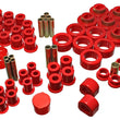 Load image into Gallery viewer, Energy Suspension 81-87 Chevy/GMC 4WD (W/ Stock Front Springs) Red Hyper-flex Master Bushing Set - Main Product View