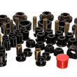 Load image into Gallery viewer, Energy Suspension 81-87 Chevy/GMC 4WD (w/ Aftermarket Frt Springs) Blk Hyper-flex Master Bushing Set - Main Product View