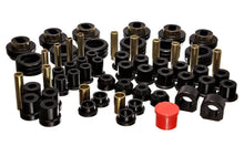 Load image into Gallery viewer, Energy Suspension 81-87 Chevy/GMC 4WD (w/ Aftermarket Frt Springs) Blk Hyper-flex Master Bushing Set - Main Product View