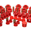 Load image into Gallery viewer, Energy Suspension 81-87 Chevy/GMC 4WD (w/ Aftermarket Frt Springs) Red Hyper-flex Master Bushing Set - Side View