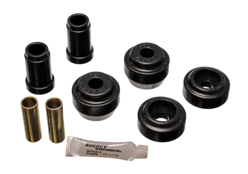 Energy Suspension 81-90 Dodge/Chrysler/Plymount Black Front Lower and Upper Control Arm Bushing Set - Main Product View